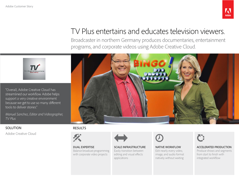 TV Plus Entertains and Educates Television Viewers