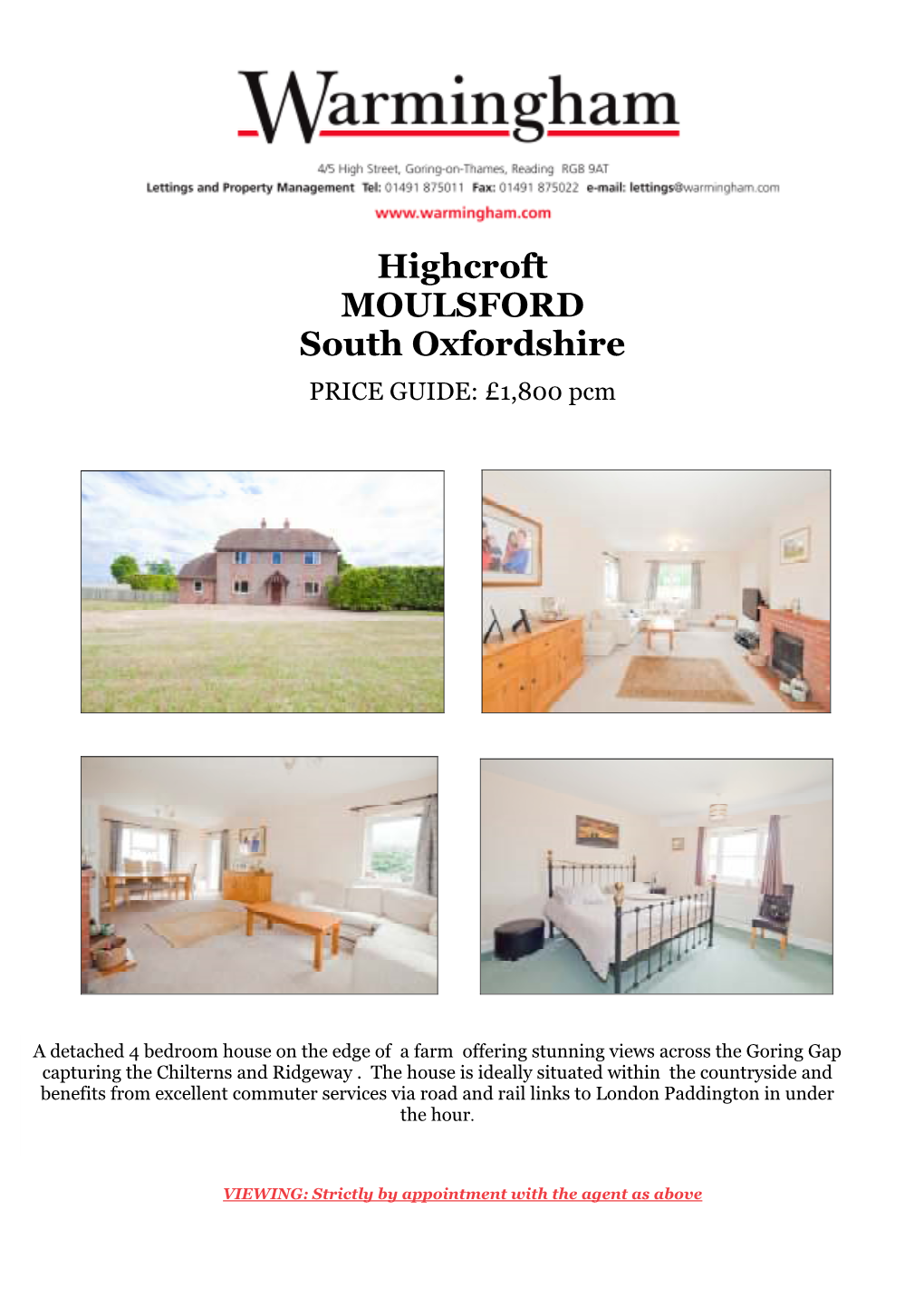 Highcroft MOULSFORD South Oxfordshire
