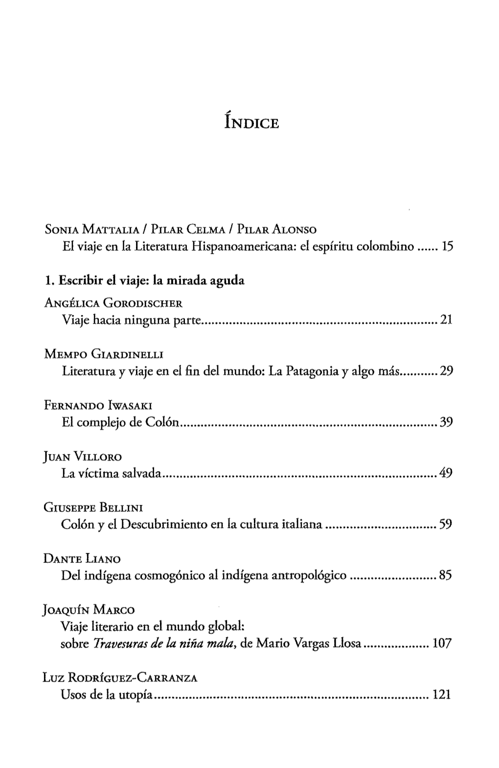 El Viaje En La Literatura Hispanoamericana: El Espíritu Colombino 15