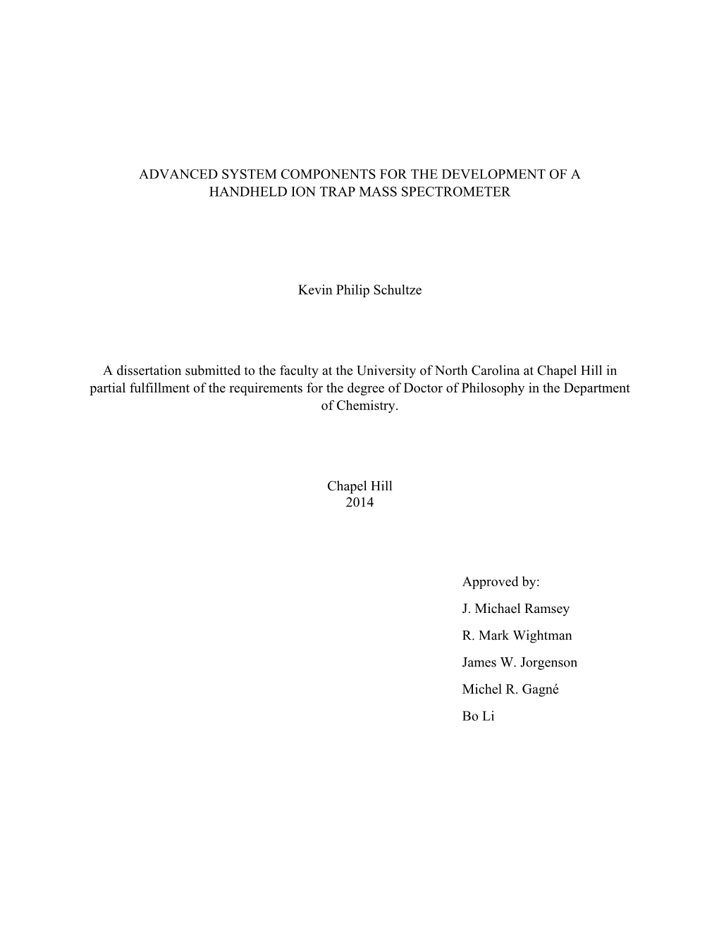 Advanced System Components for the Development of a Handheld Ion Trap Mass Spectrometer