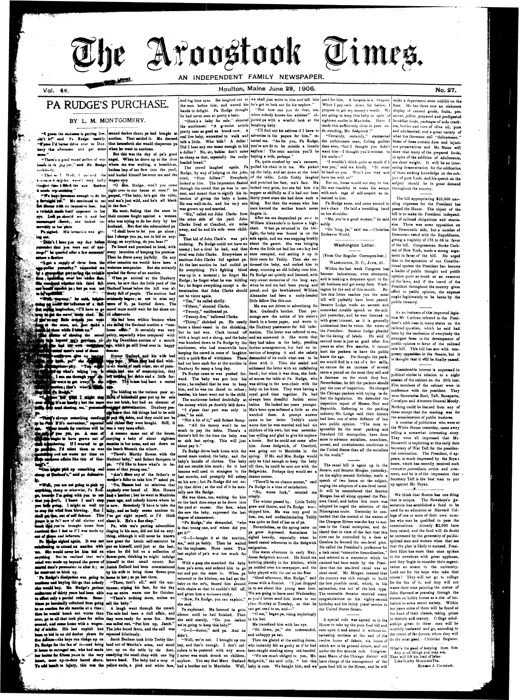 The Aroostook Times, June 29, 1906