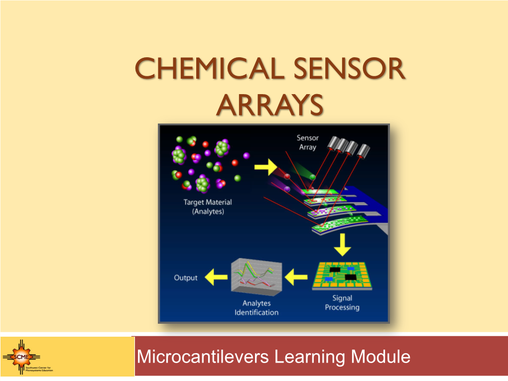 Chemical Sensor Arrays