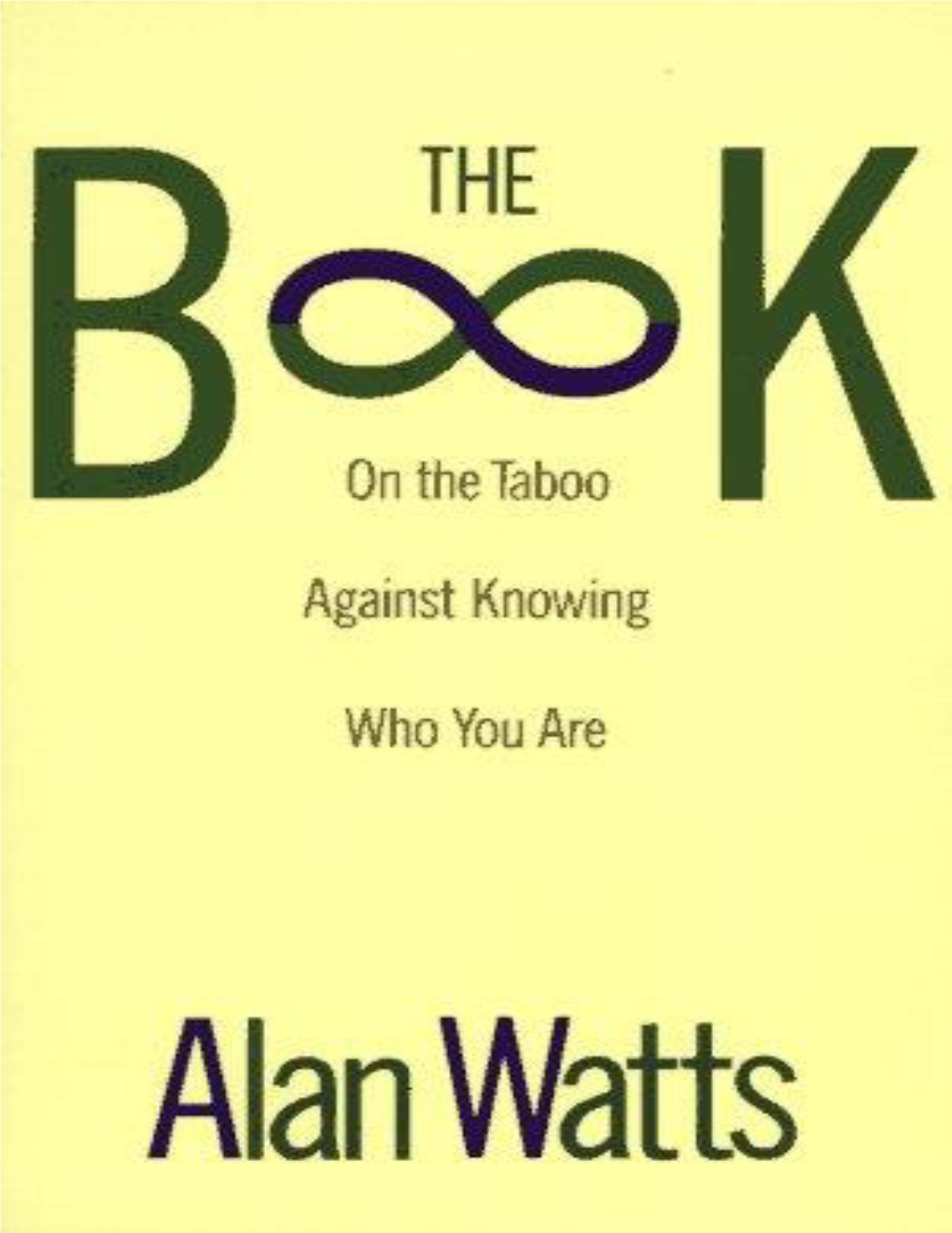 The Book on the Taboo Against Knowing Who You