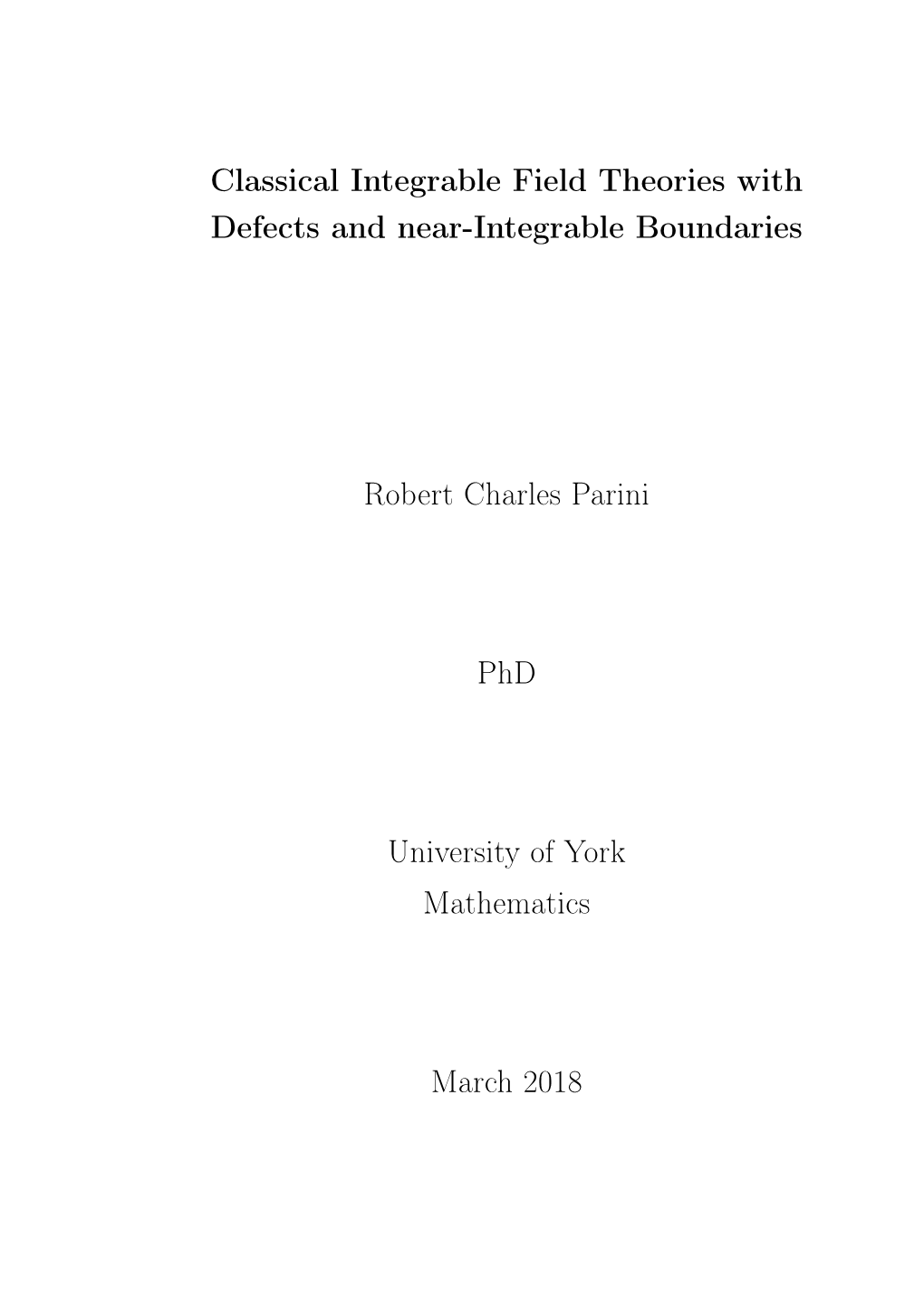 Classical Integrable Field Theories with Defects and Near-Integrable Boundaries