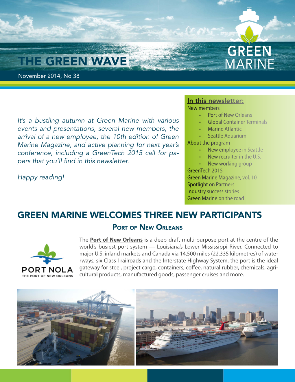 THE GREEN WAVE November 2014, No 38