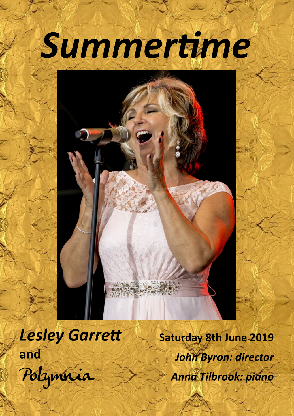 Lesley Garrett Polymnia