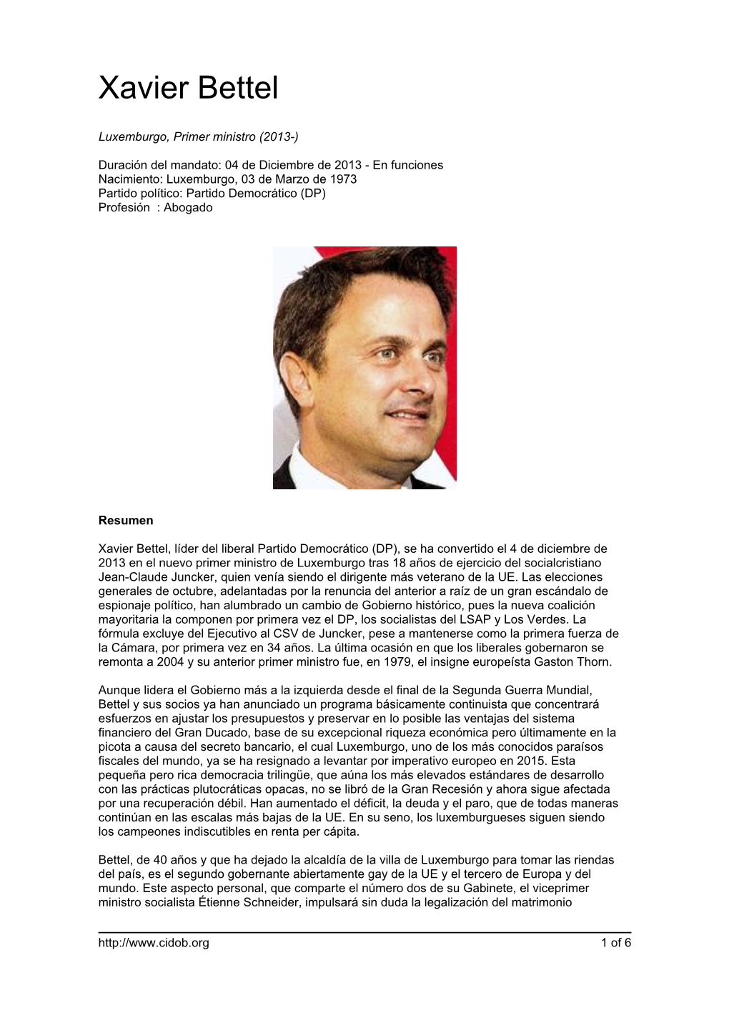 Xavier Bettel