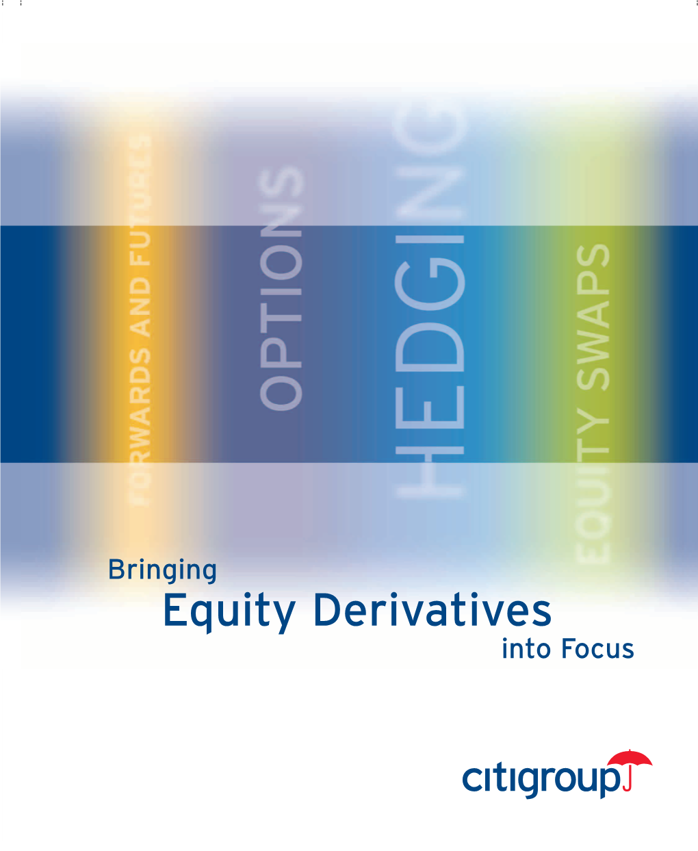 Equity Derivatives Contacts