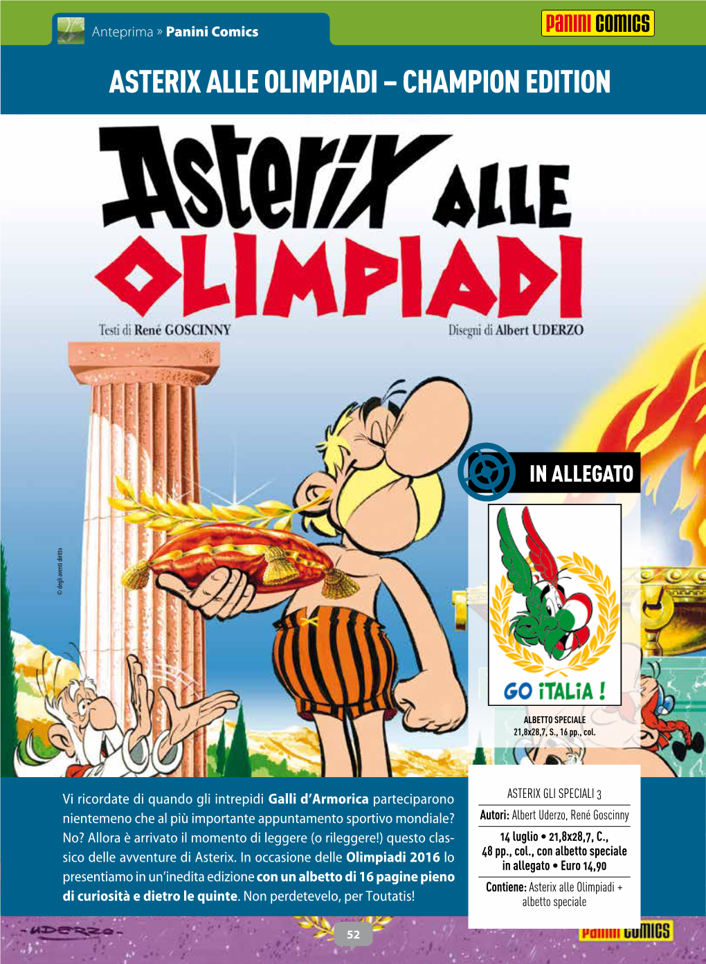 Asterix Alle Olimpiadi – Champion Edition