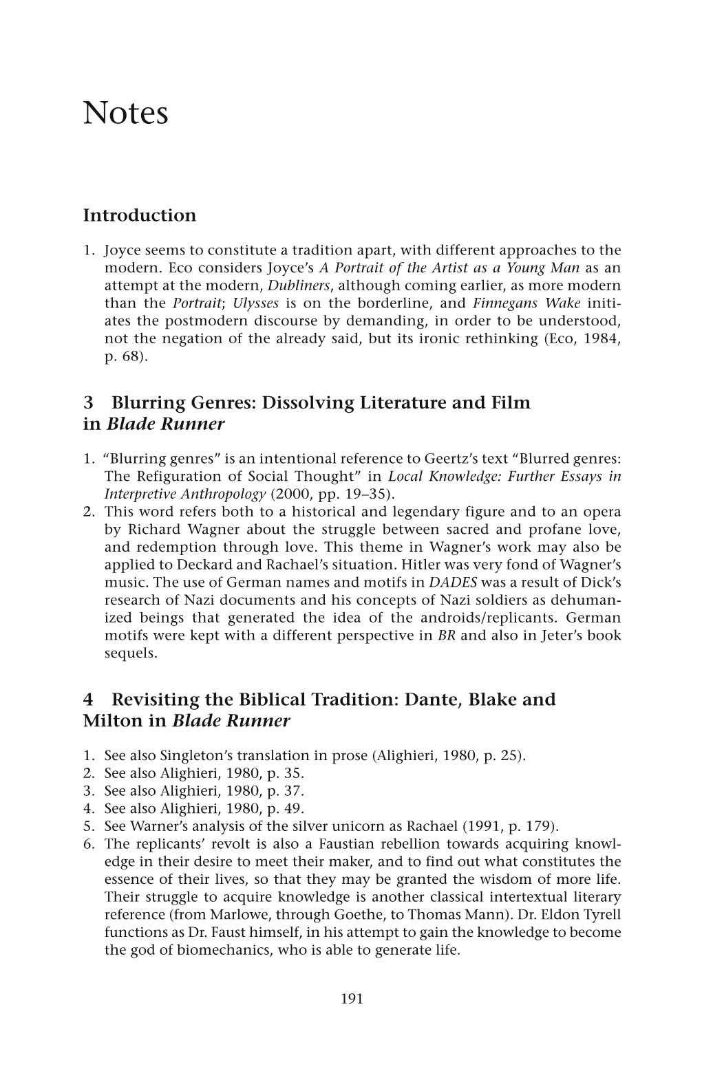 Dissolving Literature and Film in Blade Runner 4 Revisiting The