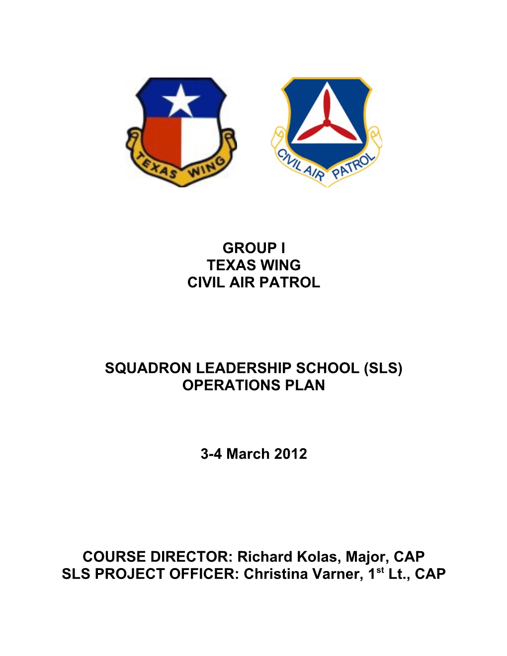 Squadron Leadership School (Sls)