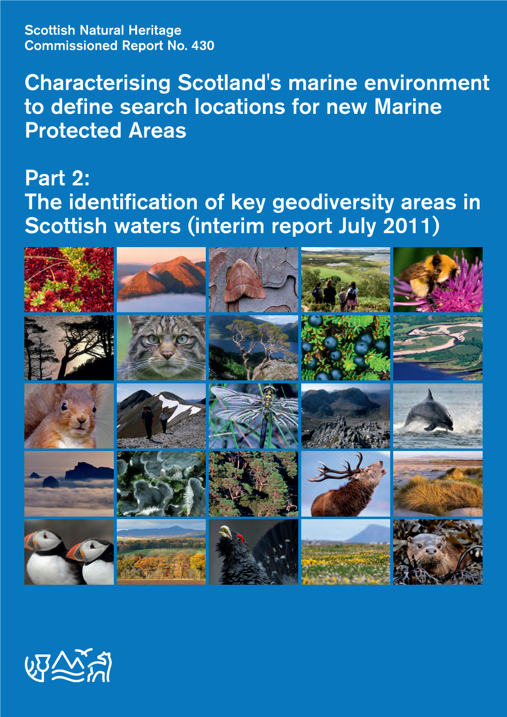 Characterising Scotland's Marine Environment to Define Search Locations for New Marine Protected Areas