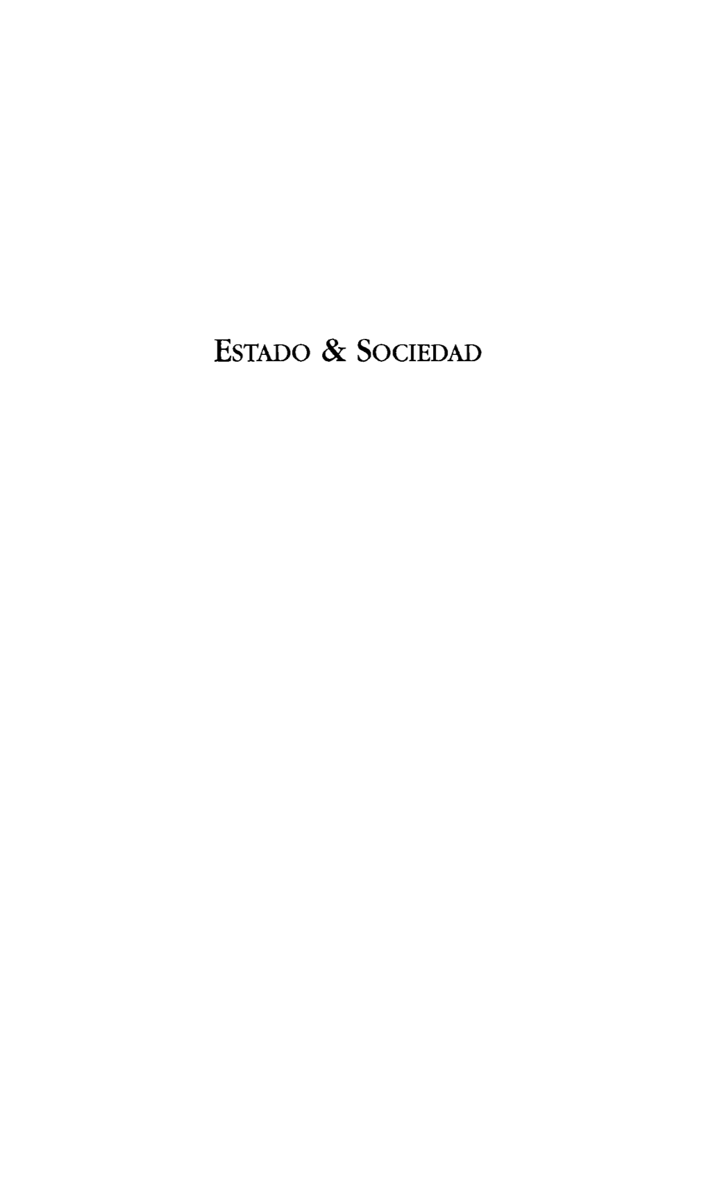 Estado & Sociedad