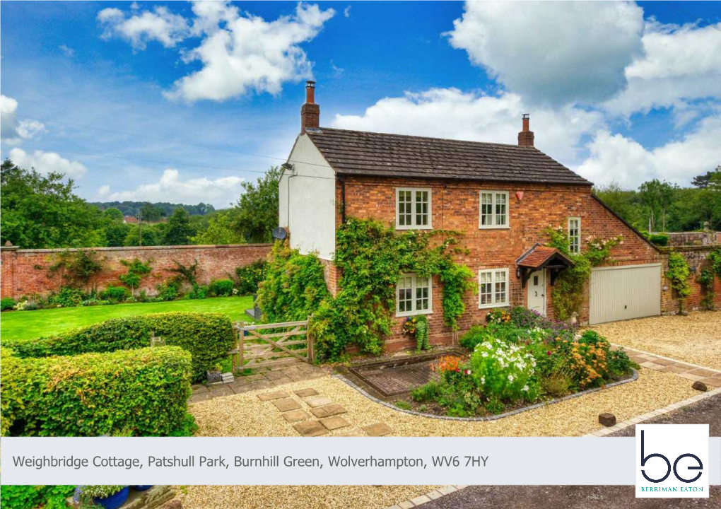 Weighbridge Cottage, Patshull Park, Burnhill Green, Wolverhampton