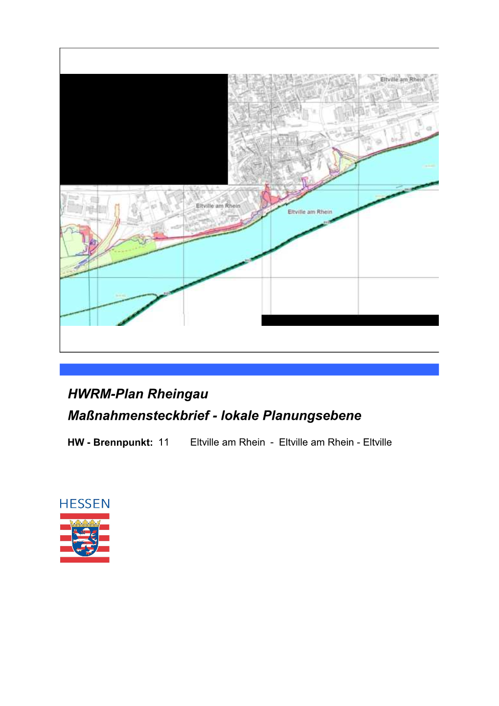 HWRM-Plan Rheingau Maßnahmensteckbrief - Lokale Planungsebene