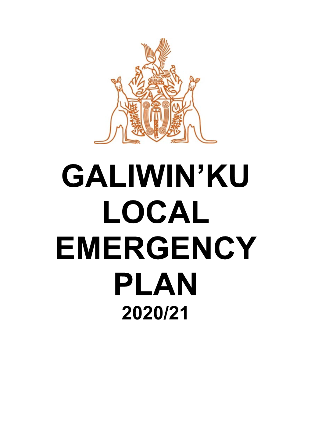 Galiwin'ku Local Emergency Plan