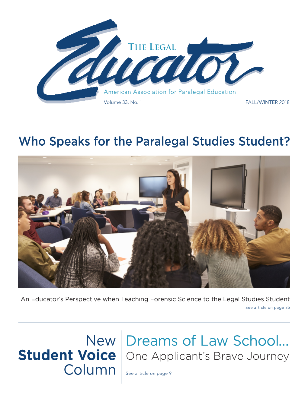 Dreams of Law School… New Student Voice Column