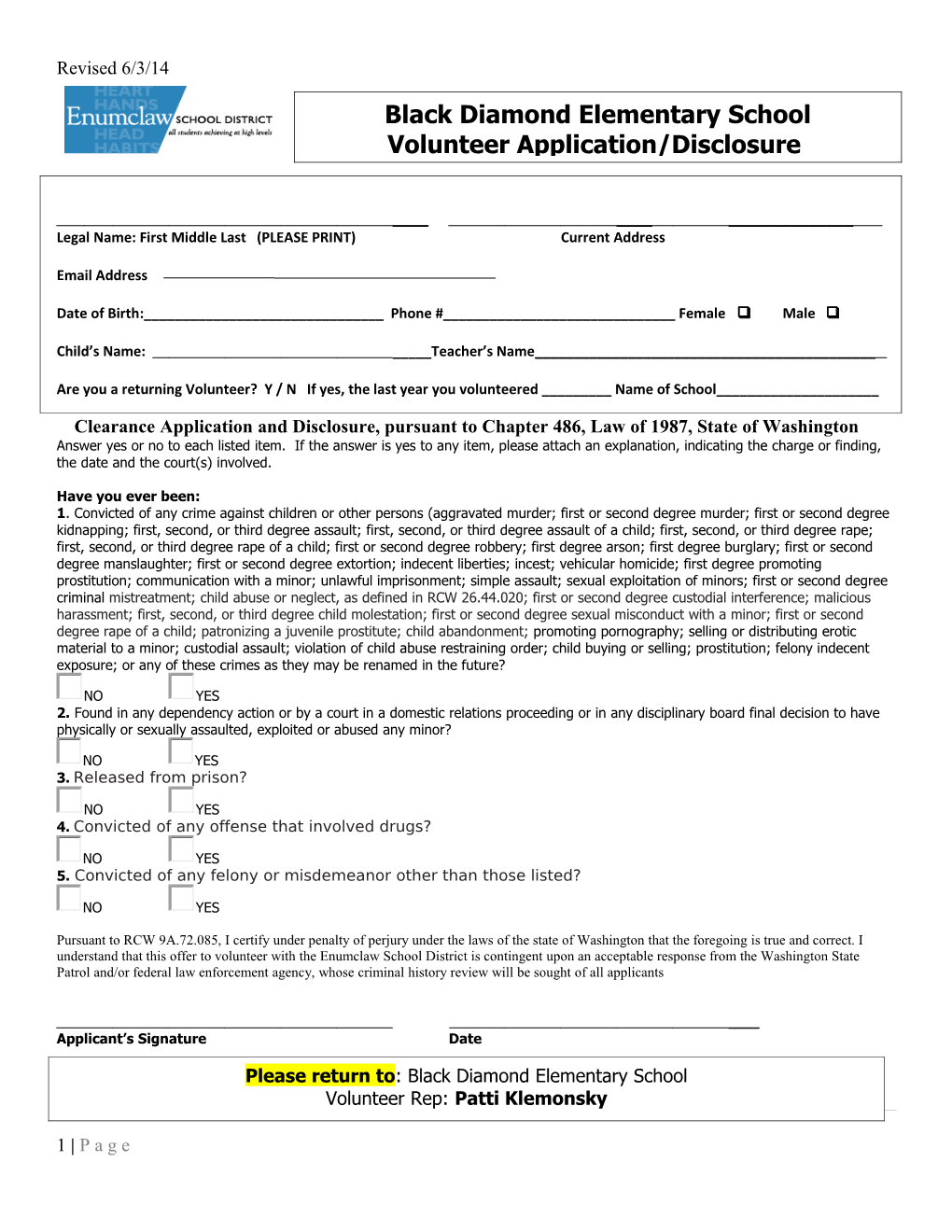 ______Legal Name: First Middle Last (PLEASE PRINT) Current Address