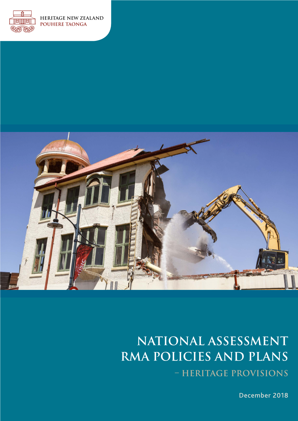 National Assessment Rma Policies and Plans – Heritage Provisions