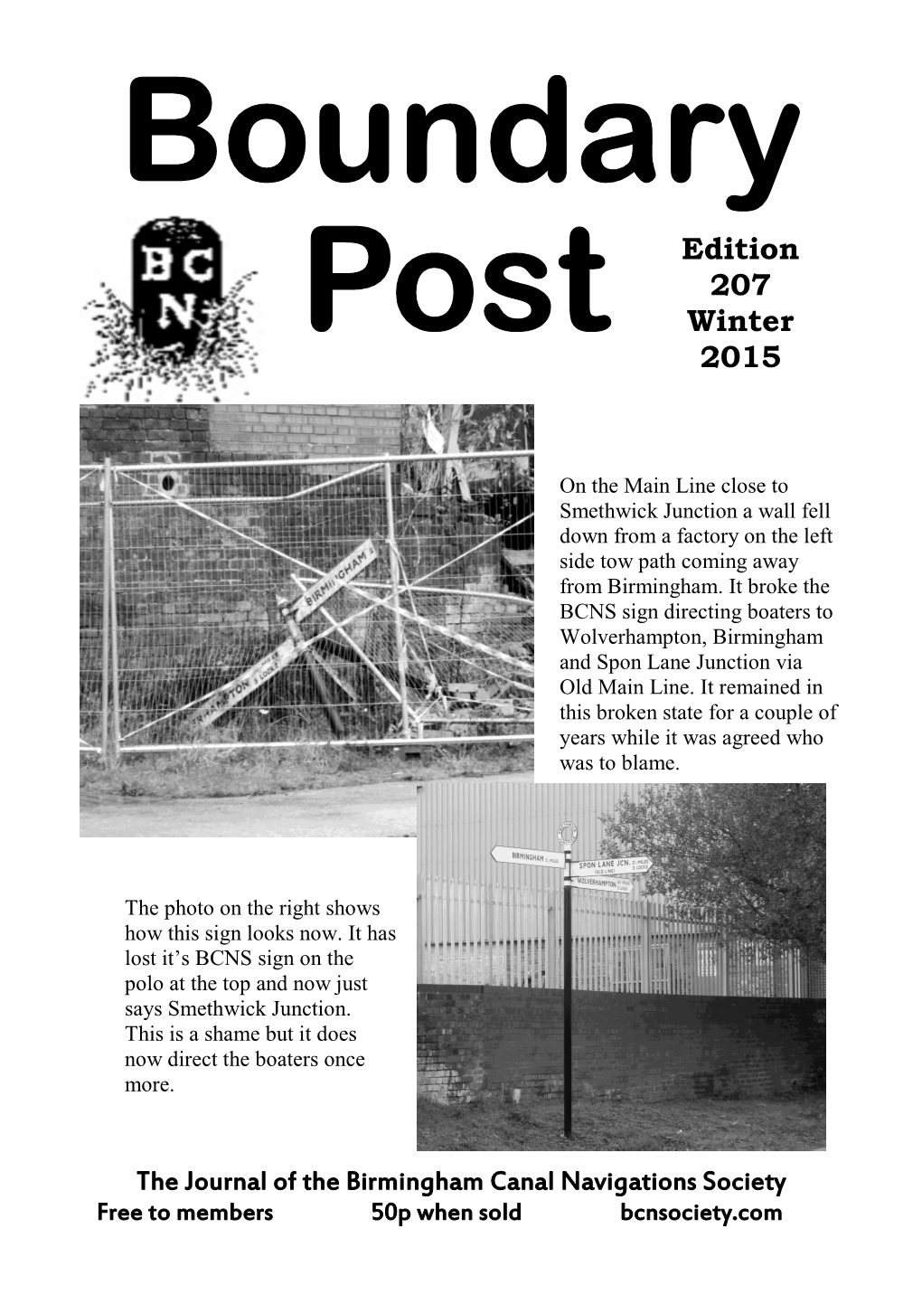 The Story of the BCN Boundary Post