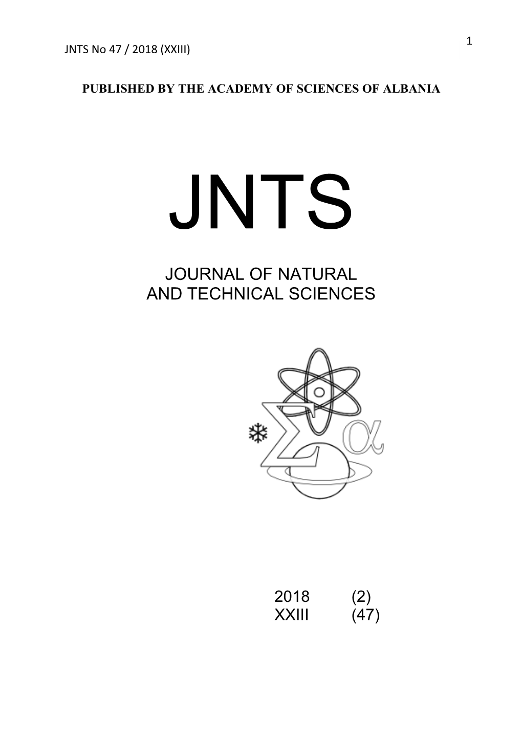 JNTS No 47 / 2018 (XXIII)