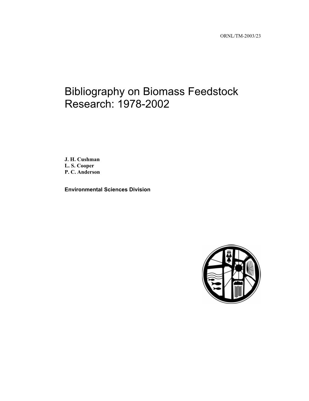 BFDP Bibliography 2003