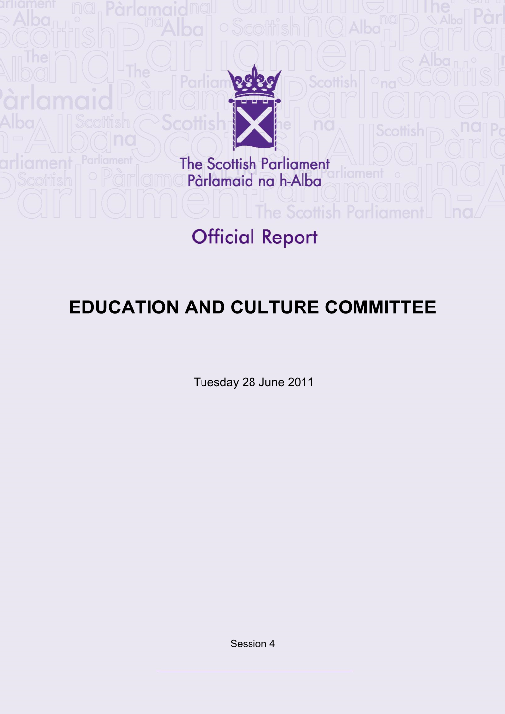 Education and Culture Committee