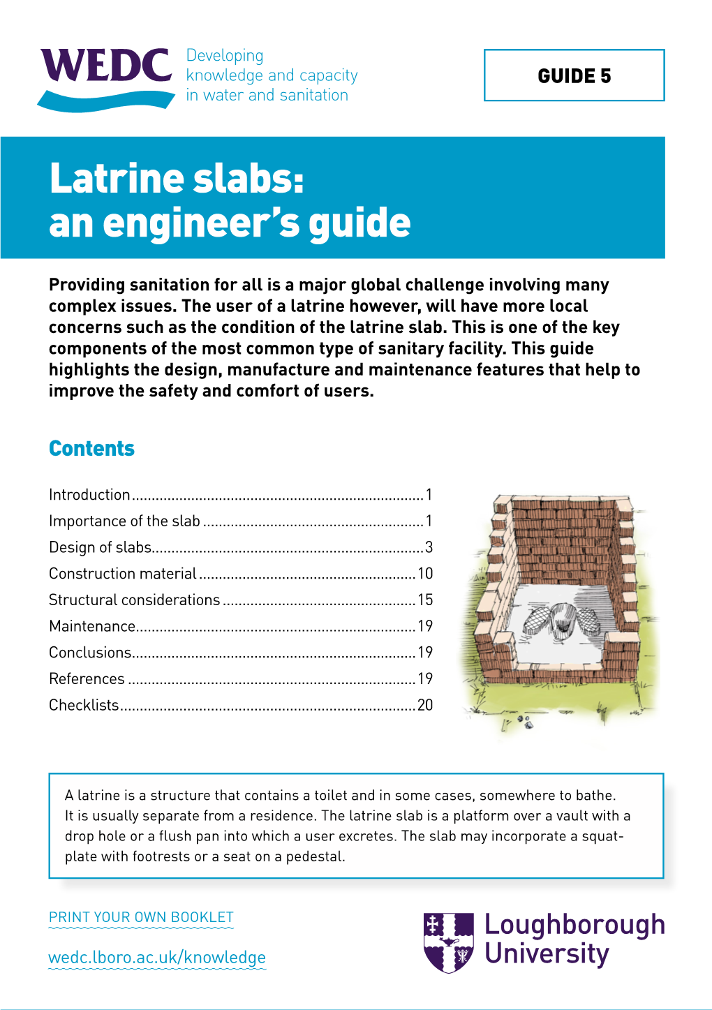 Latrine Slabs: an Engineer’S Guide