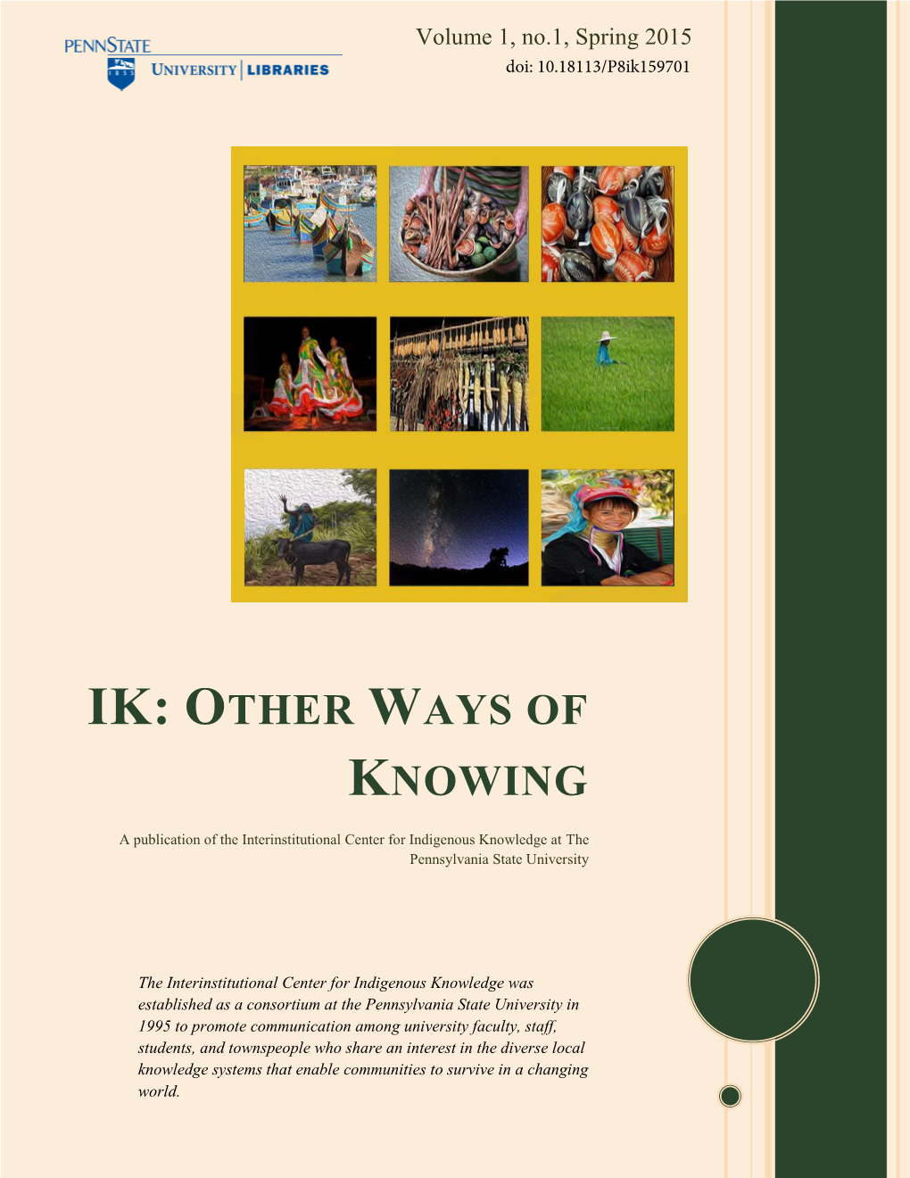 Ik: Other Ways of Knowing