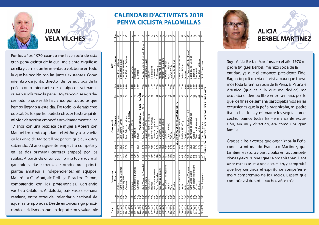 Juan Vela Vilches Alicia Berbel Martinez Calendari