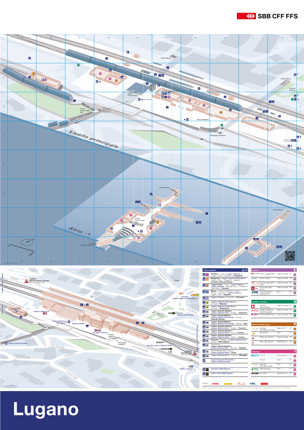 Pianta Della Stazione Lugano