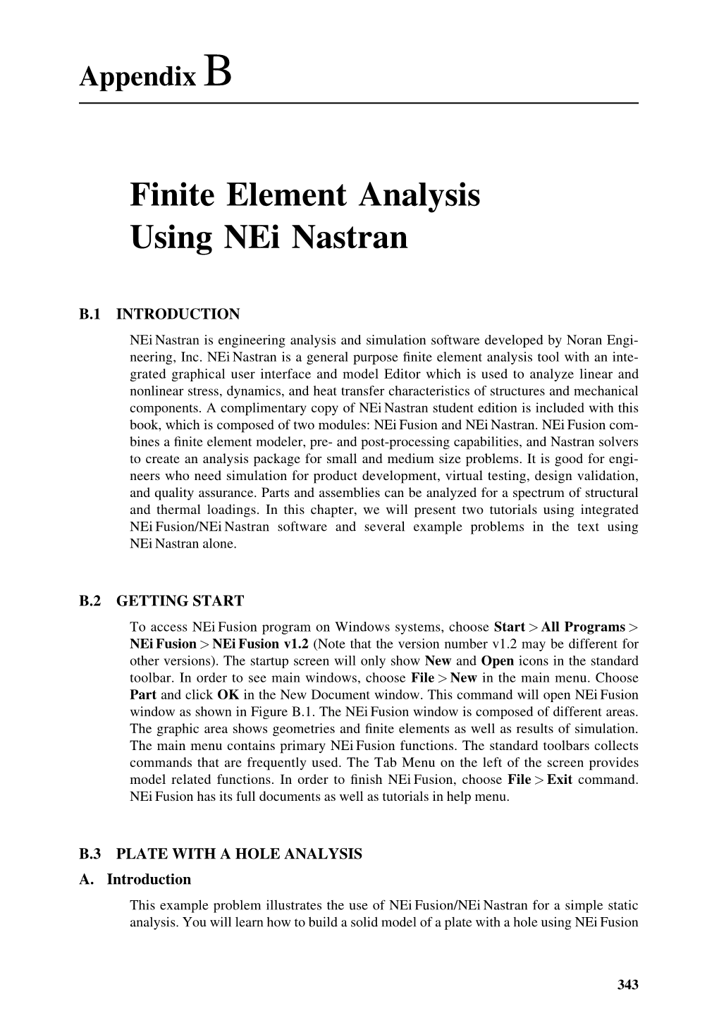 Finite Element Analysis Using Nei Nastran