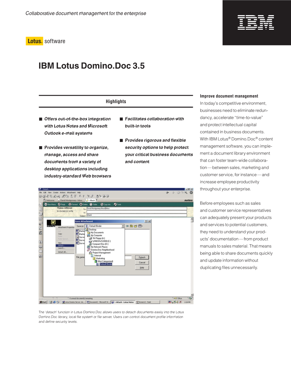 IBM Lotus Domino.Doc 3.5