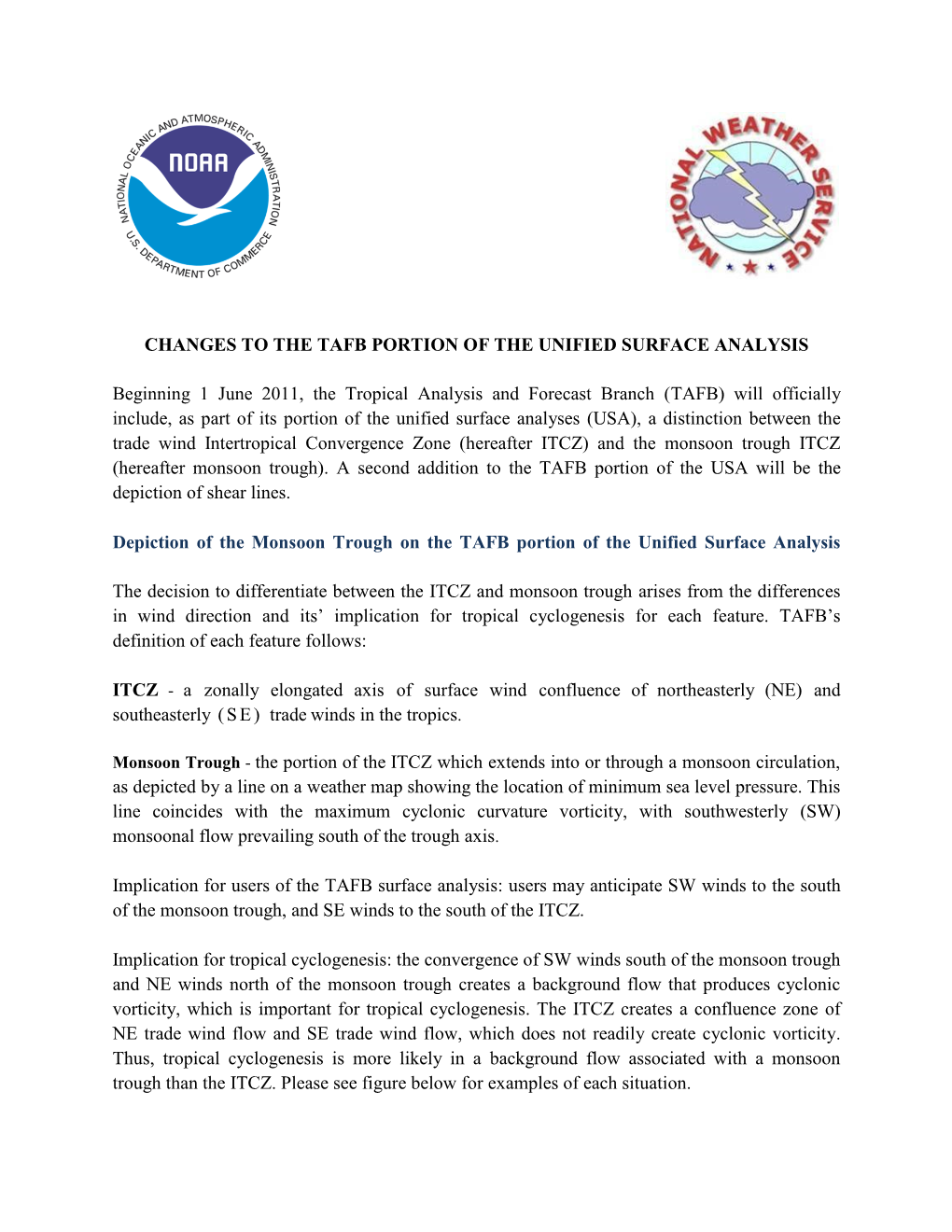 Changes to the Tafb Portion of the Unified Surface Analysis