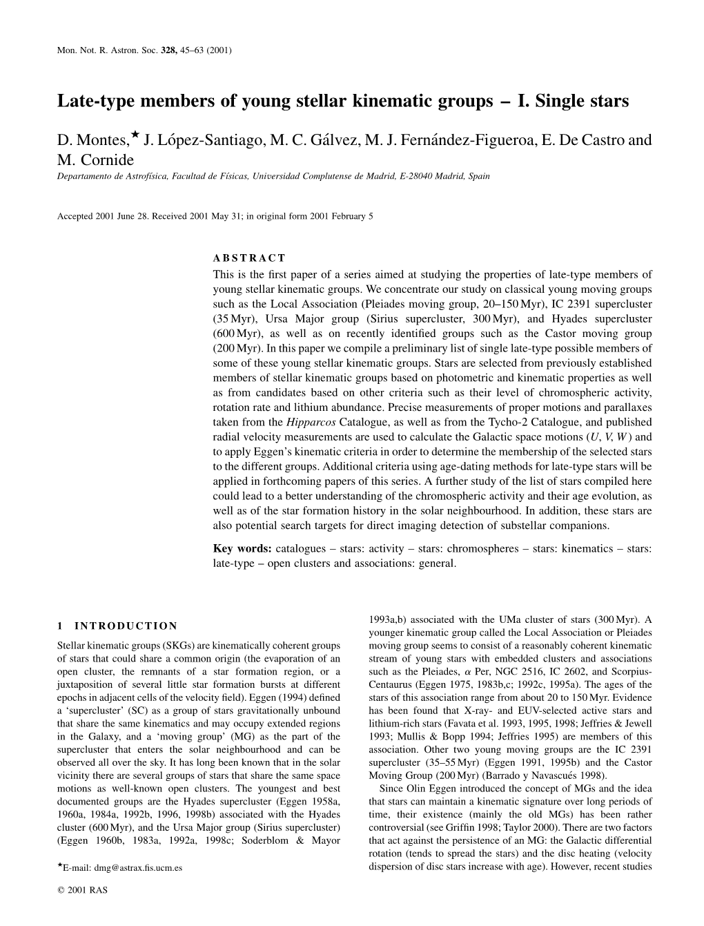 Late-Type Members of Young Stellar Kinematic Groups – I. Single Stars