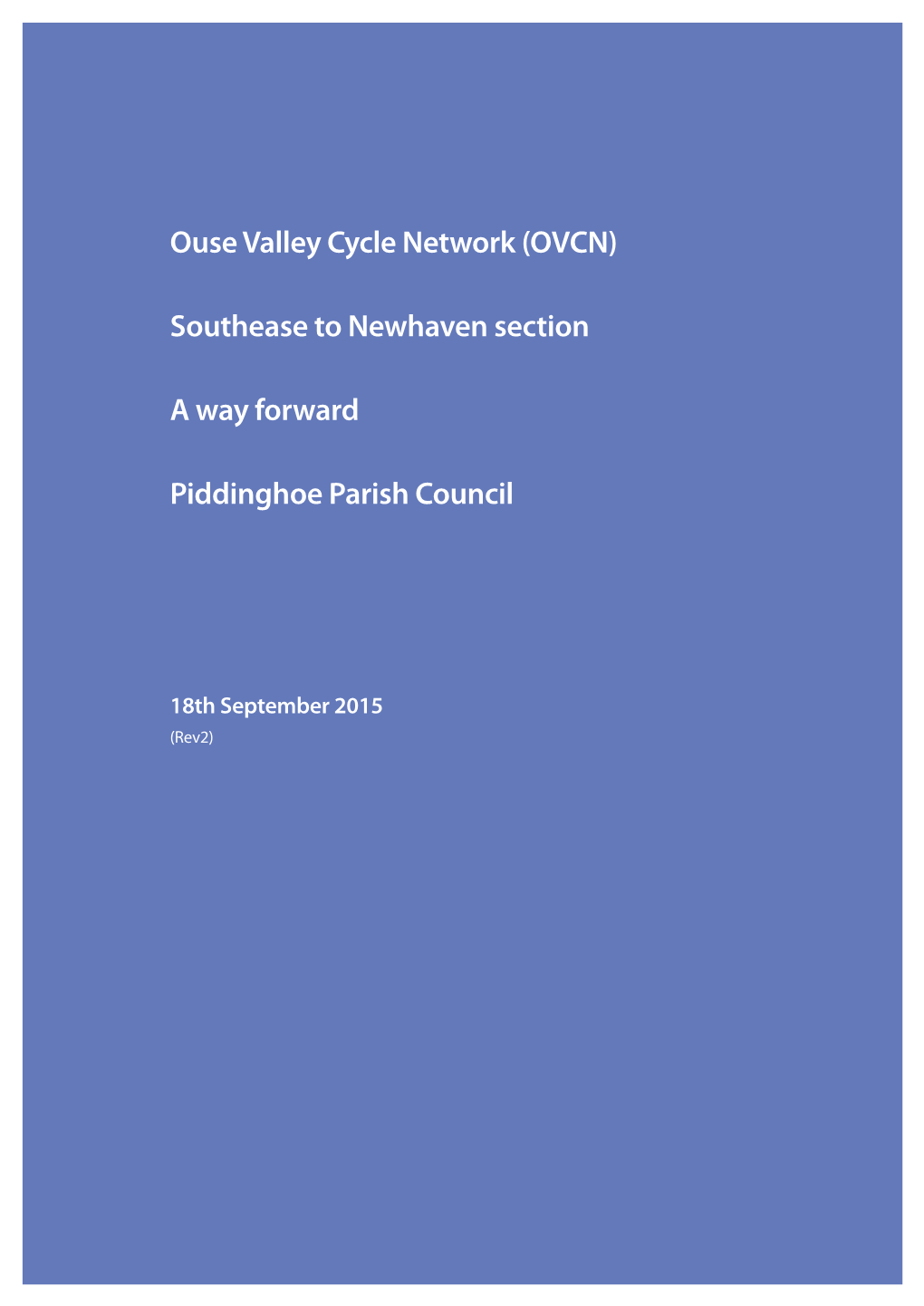 Ouse Valley Cycle Network (OVCN)