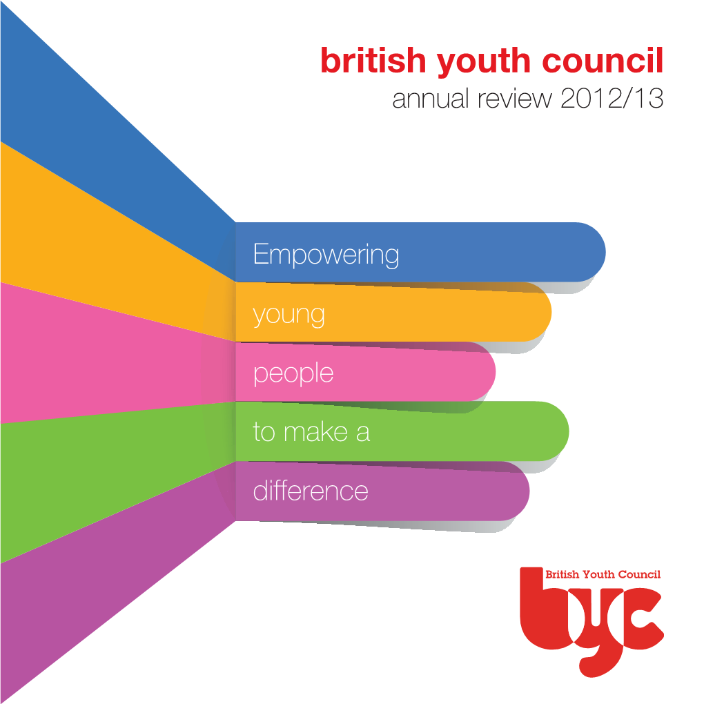 British Youth Council Annual Review 2012/13