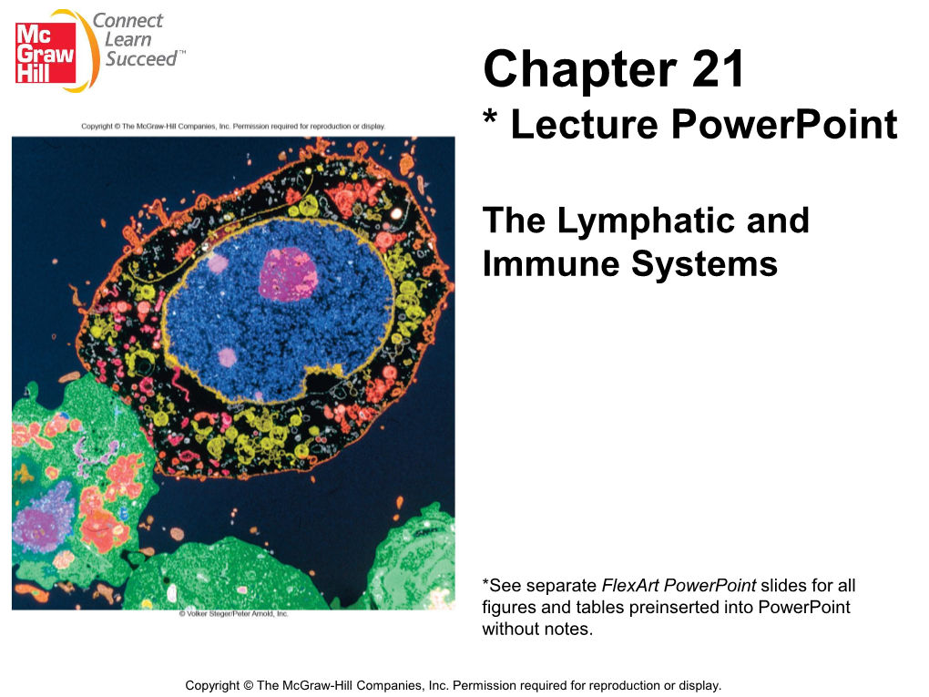 Chapter 21 the Lymphatic System