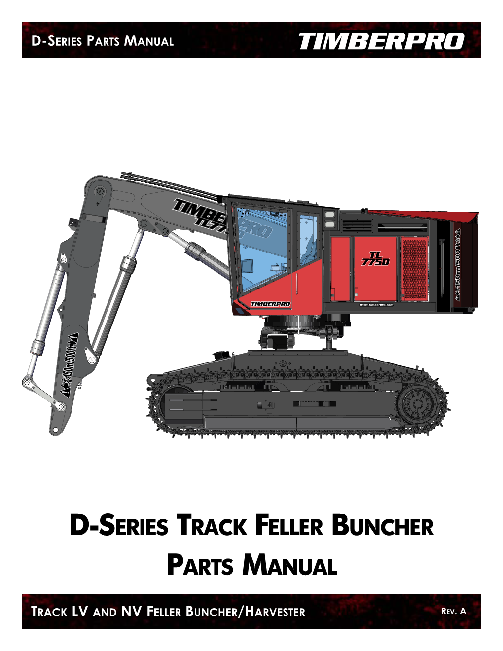D-Series Track Feller Buncher Parts Manual