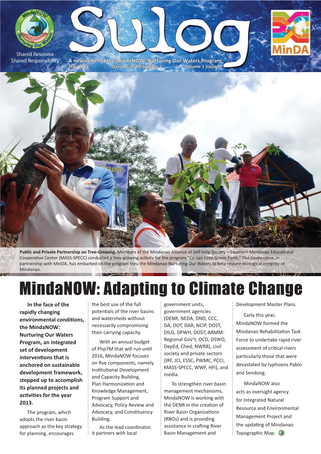 Minda, DENR Establish Davao River Basin Management Alliance