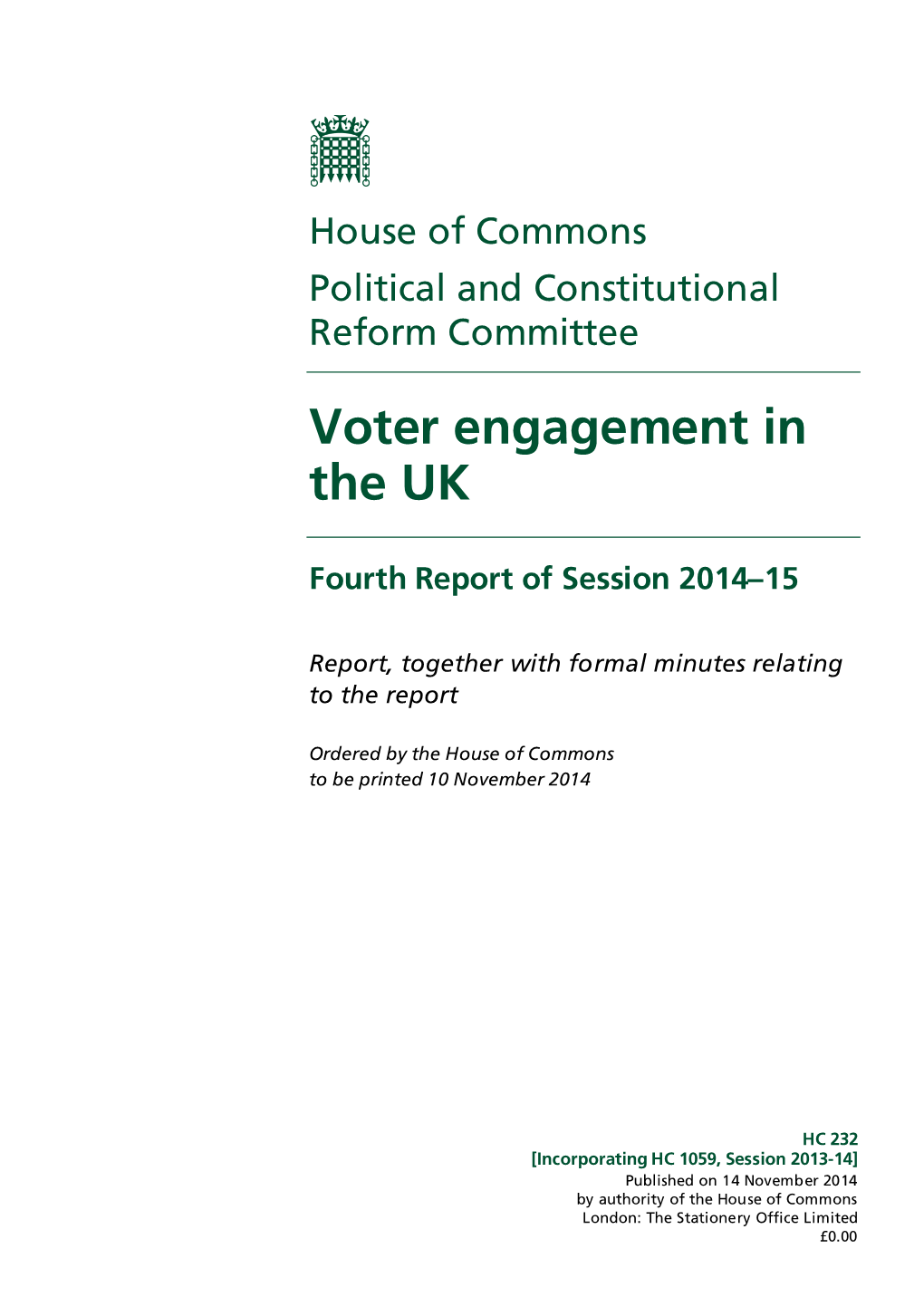 Voter Engagement in the UK