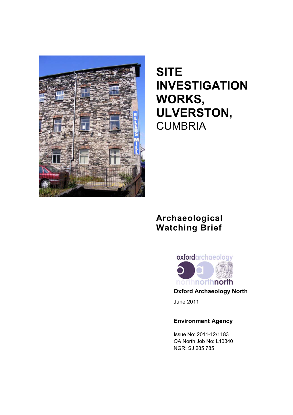 Site Investigation Works, Ulverston, Cumbria