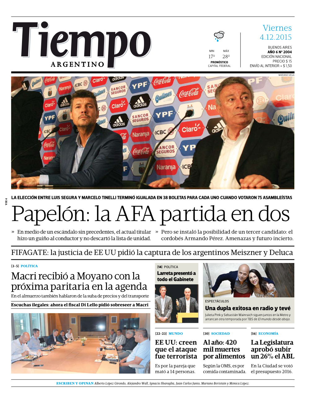 Papelón: La AFA Partida En