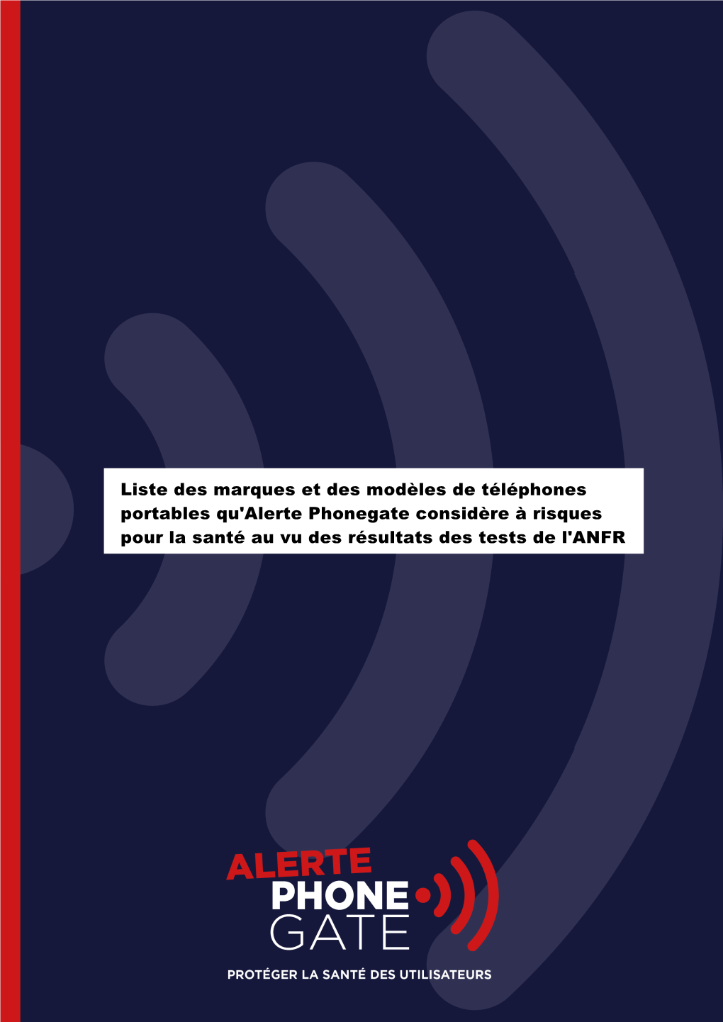 L'anfr De Tests Liste Es D Résultats Des Vu Au Santé La Pour Risques À