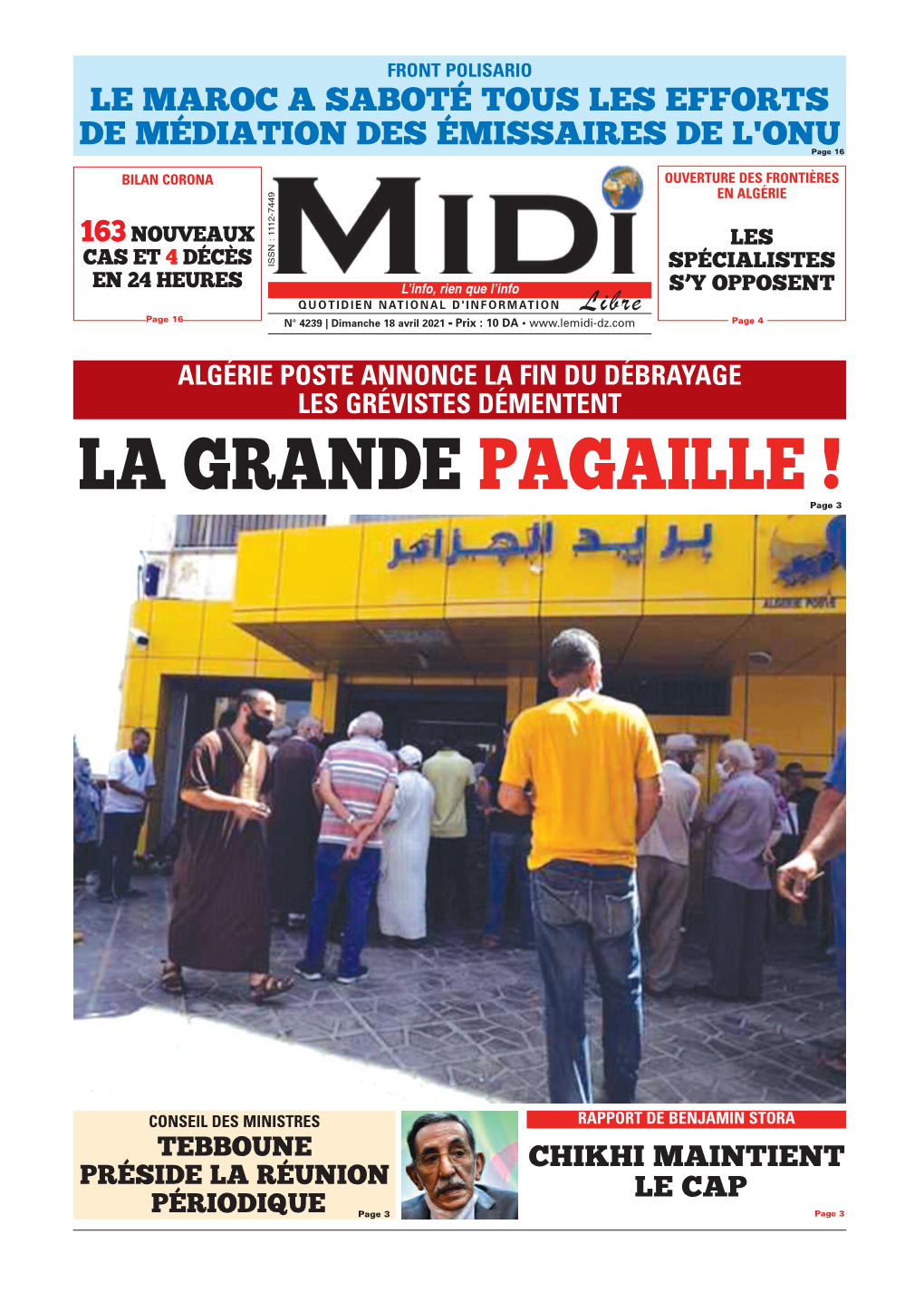 Pdf Le Midi Libre Du 2021-04-18