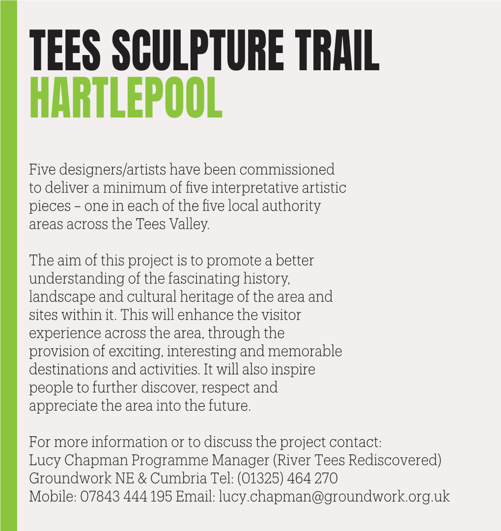 Tees Sculpture Trail Hartlepool