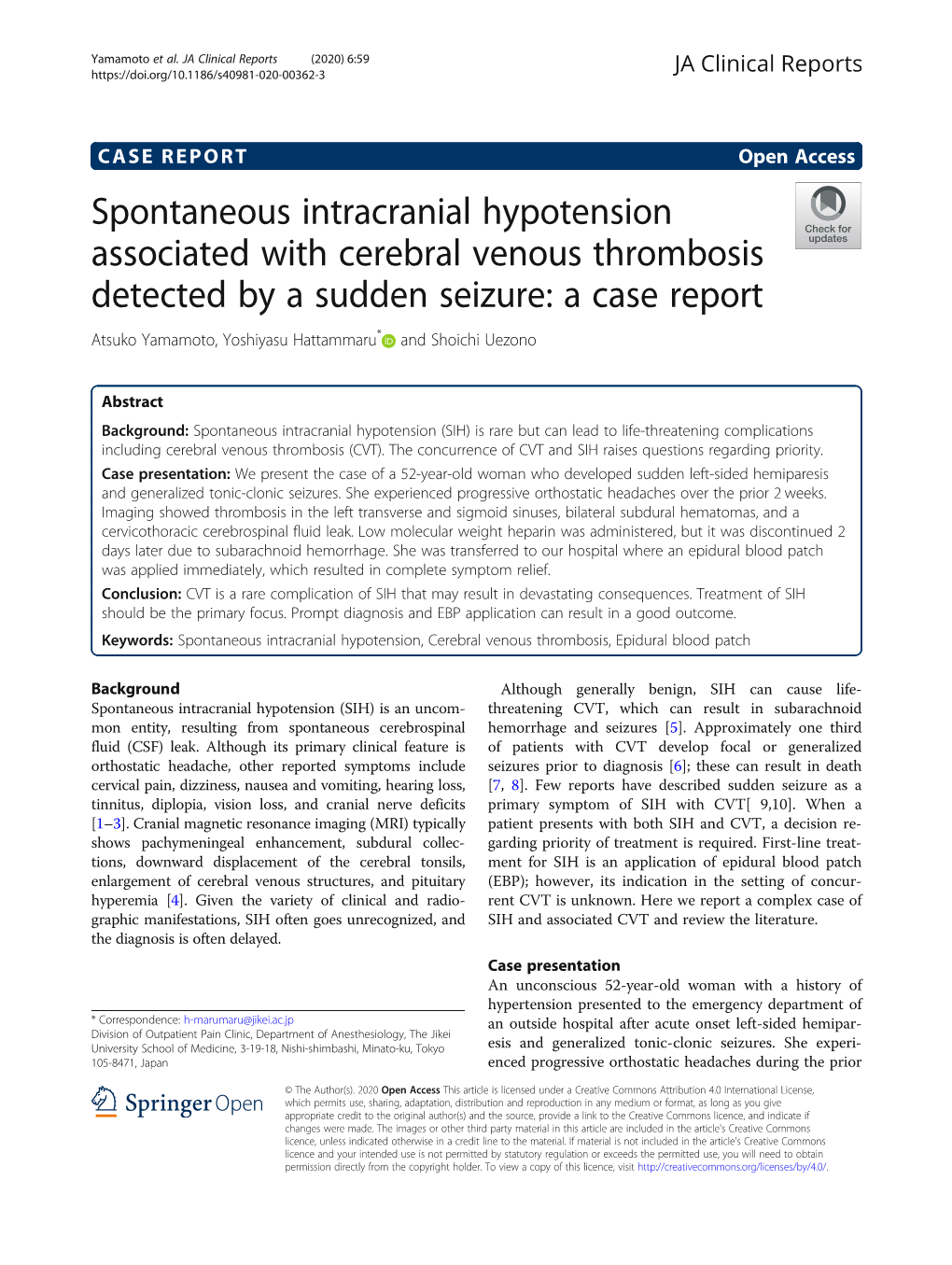 Spontaneous Intracranial Hypotension Associated