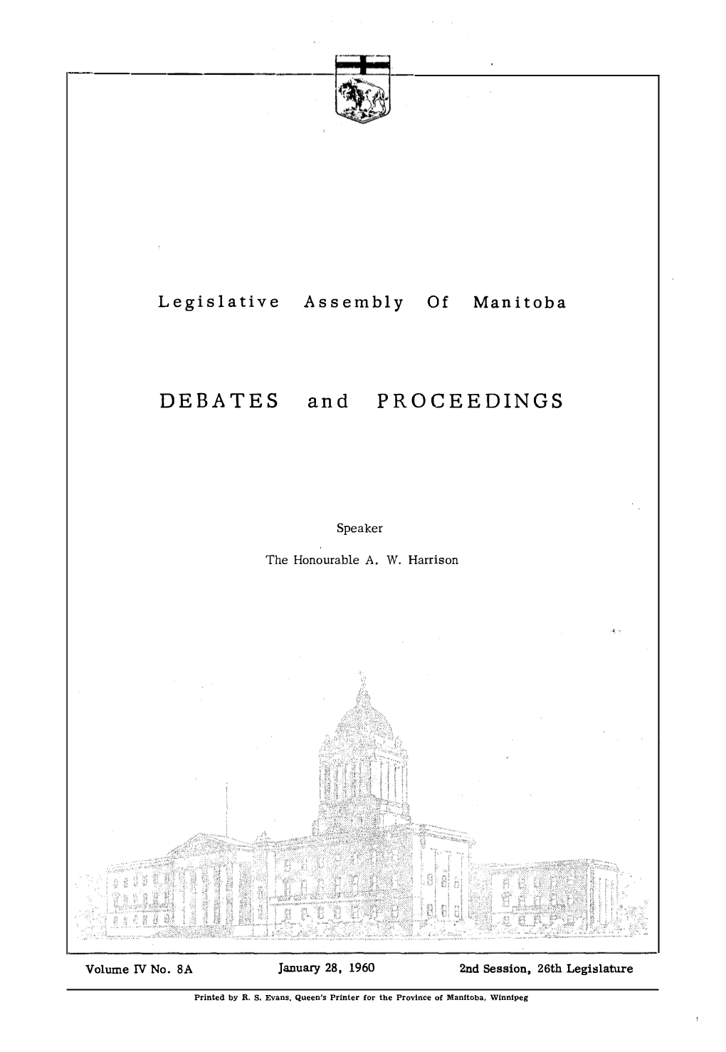 DEBATES and PROCEEDINGS