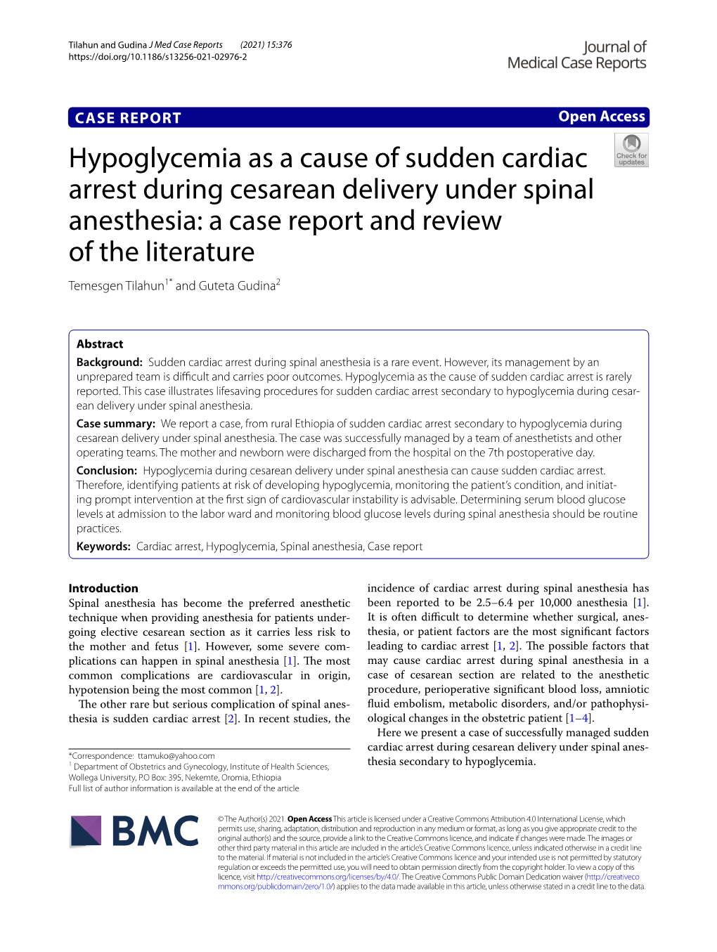 Hypoglycemia As a Cause of Sudden