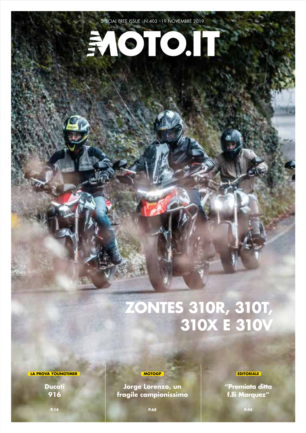 Zontes 310R, 310T, 310X E 310V